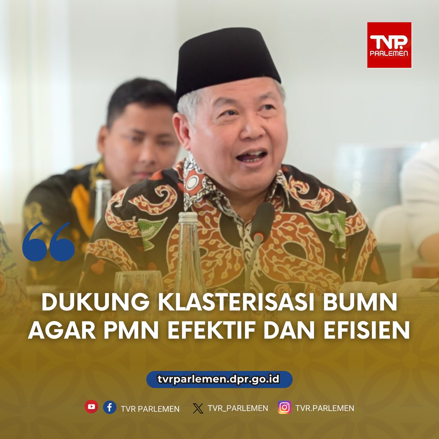 Dukung Klasterisasi BUMN Agar PMN Efektif Dan Efisien