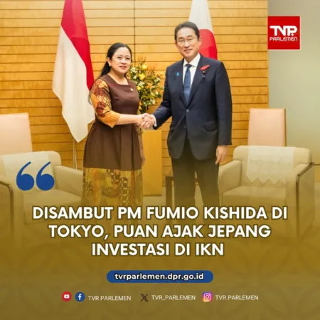 Disambut PM Fumio Kishida Di Tokyo, Puan Ajak Jepang Investasi Di IKN