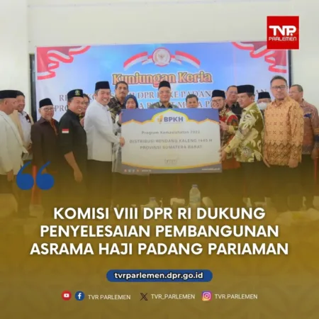 Komisi VIII DPR RI Dukung Penyelesaian Pembangunan Asrama Haji Padang Pariaman