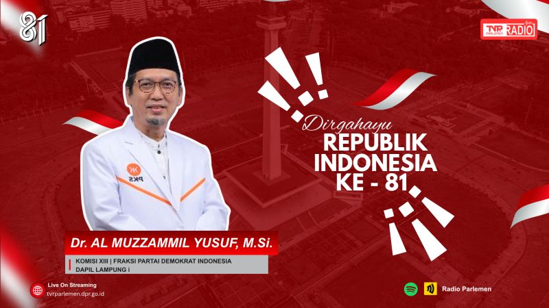 HUT RI BERSAMA PSA MUZZAMIL LANDSCAPE